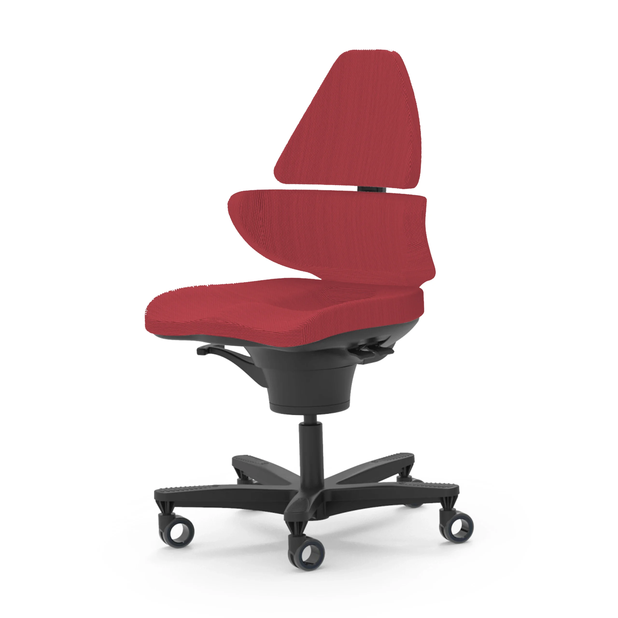Visualization of the CoreChair Elite in red